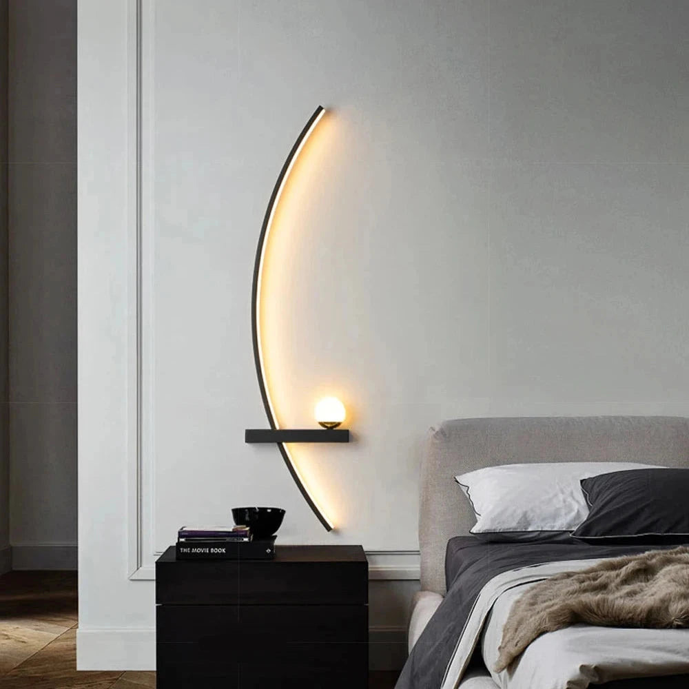 실내용 트렌디한 롱 바 벽등, 리모컨 제어 – Arca