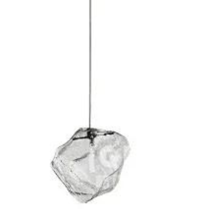 Clear Glass Pendant Light Pure Design Ambient Light – Crystalline