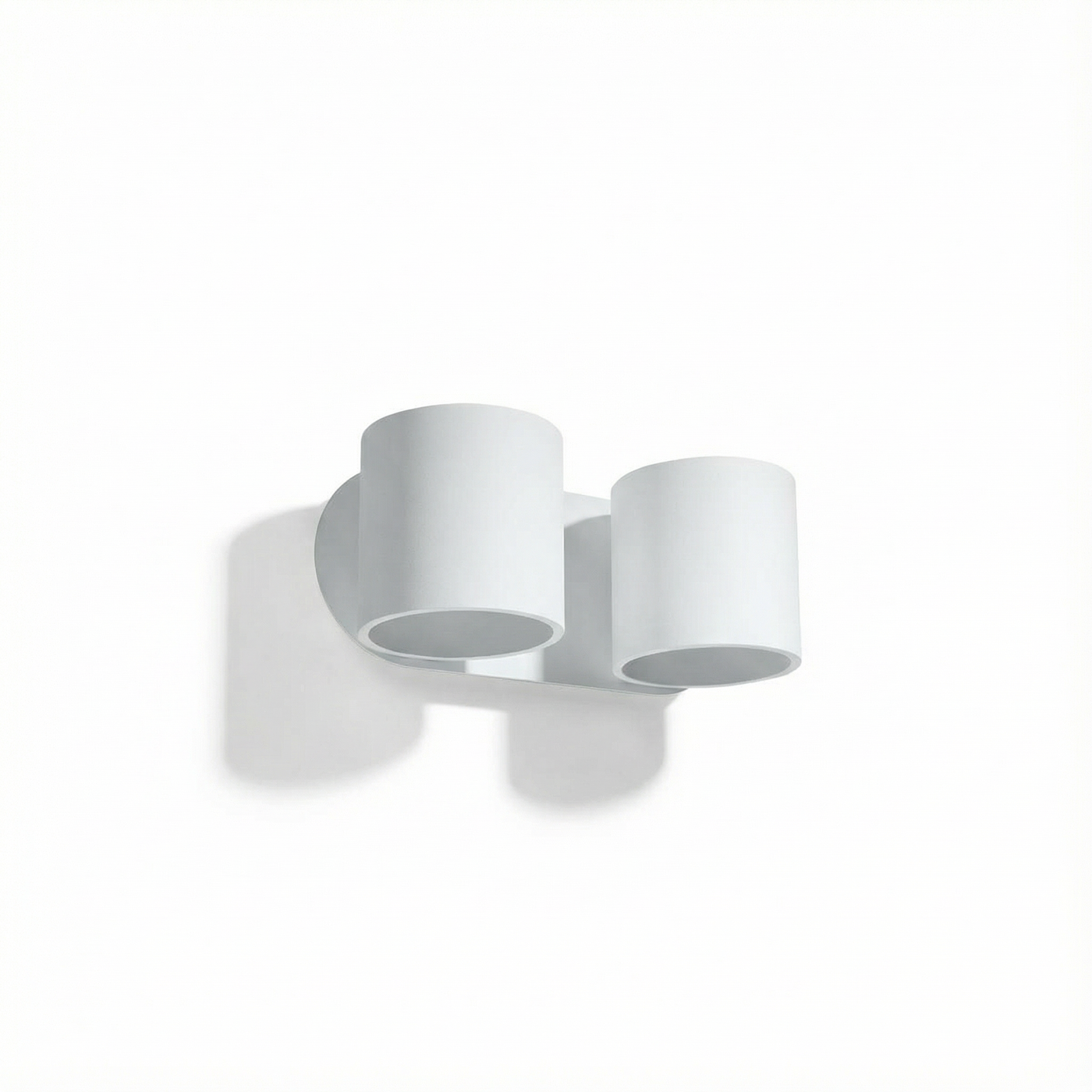 مصباح جداري أسطواني أبيض عصري – موديل Oréziane