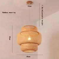 Bamboe Hanglamp Handgeweven Exotische Stijl – Zen Bambou