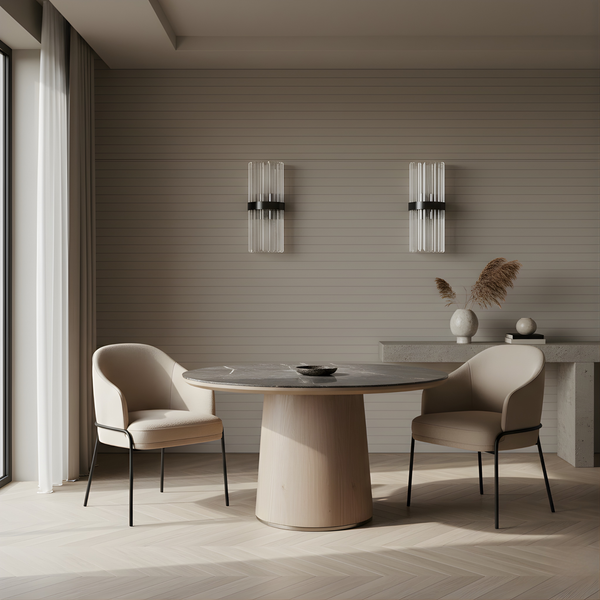 Applique Murale Chic avec Éclairage E14 Intégré – Glass