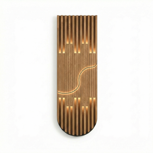 Applique murale LED en cuivre pour salon – Candelure - Lumière
