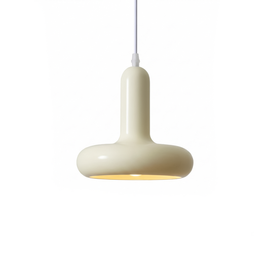 Modern Zénorial pendant in colored aluminum for dining room - view 1 - Lumière