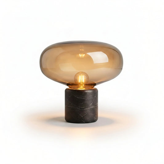 Timeless Marbled Elegance Table Lamp – Luxor - Lumière