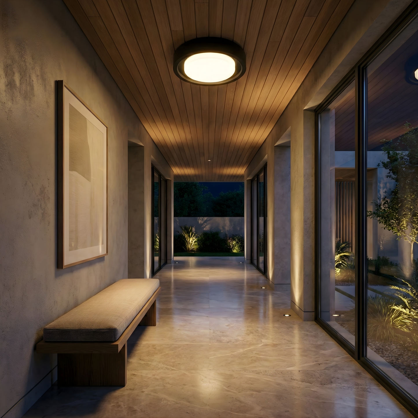 Lumière d'extérieur Ciralux vue détail | Luxarmonie