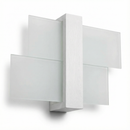 화이트 우드&유리 벽등 – Aerisca 모델