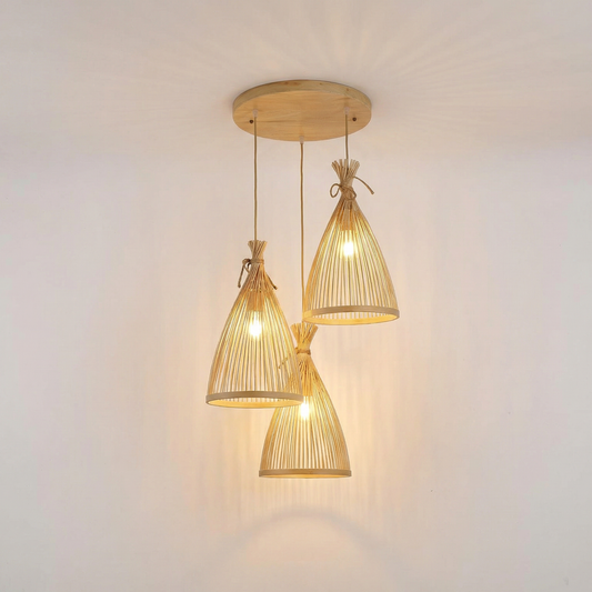 Suspension Bambou Conique Intérieure – Zenobo - Lumière