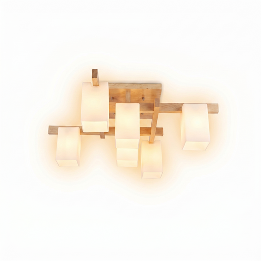 Plafonnier Madeira Minimalista LED Estilo Japandi – Sélénis - Lumière