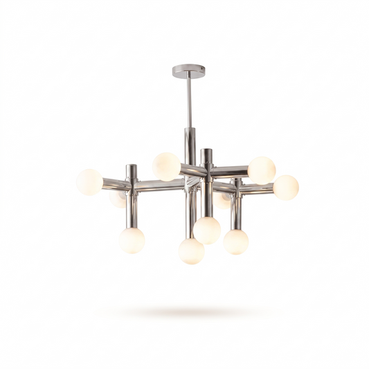 Lustre en Verre Style Nordique pour Salon – Seraphin - Lumière