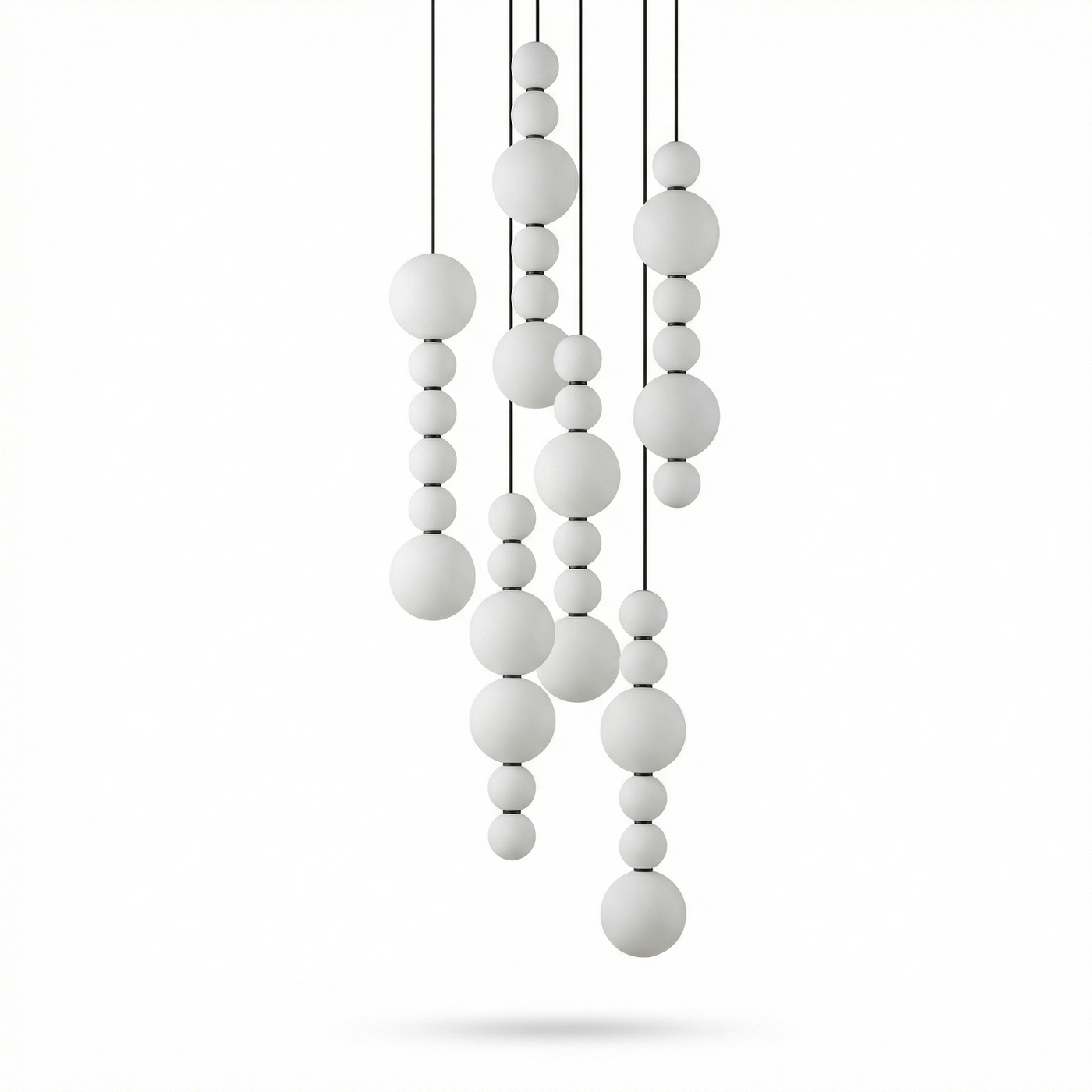 Moderne Eisen-Hängeleuchte für Esszimmer – Oréad