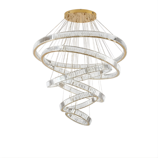 Modern crystal pendant light for dining room – Cristariony