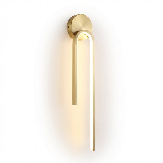 Low-Oriented Modern Metal LED Wall Light – Saline - Lumière