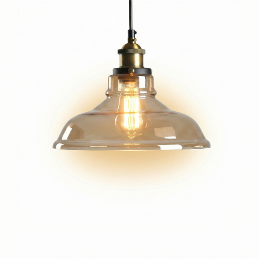 Suspension en verre fumé pour salons et chambres – Ornelica - Lumière