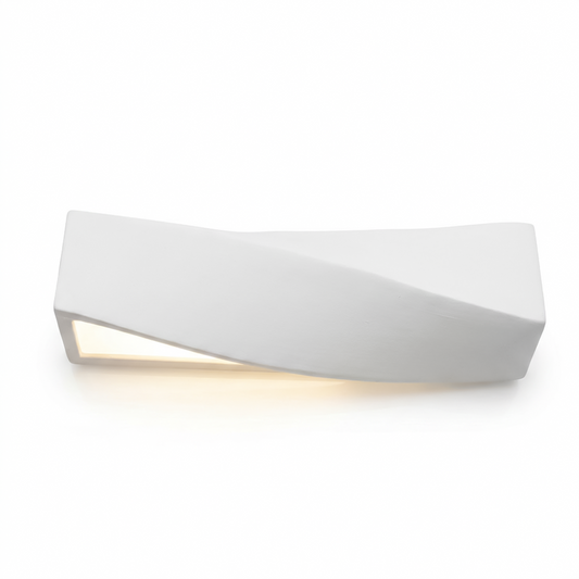 Modern white ceramic wall light – Arvénis model - Lumière