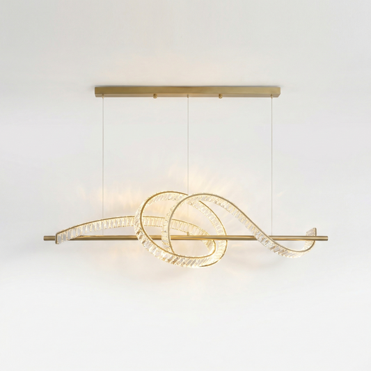 Lustre en Cristal Moderne pour Salon – Cristarione - Lumière