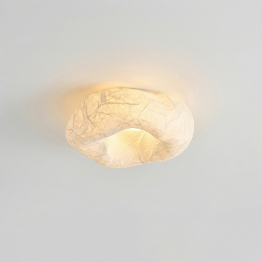 Plafonnier en soie fait main – Zénitha - Lumière