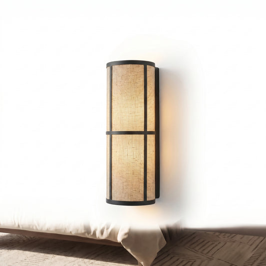 Applique murale en tissu japonais pour chambre – Zenshir - Lumière