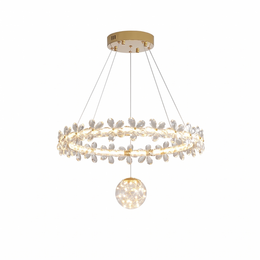 مصباح السقف تصميم مزين بالكريستال ضوء متوهج – Lumea - Lumière