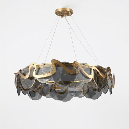 Modern fémötvözet függőlámpa nappaliba és hálószobába – Miraluxa