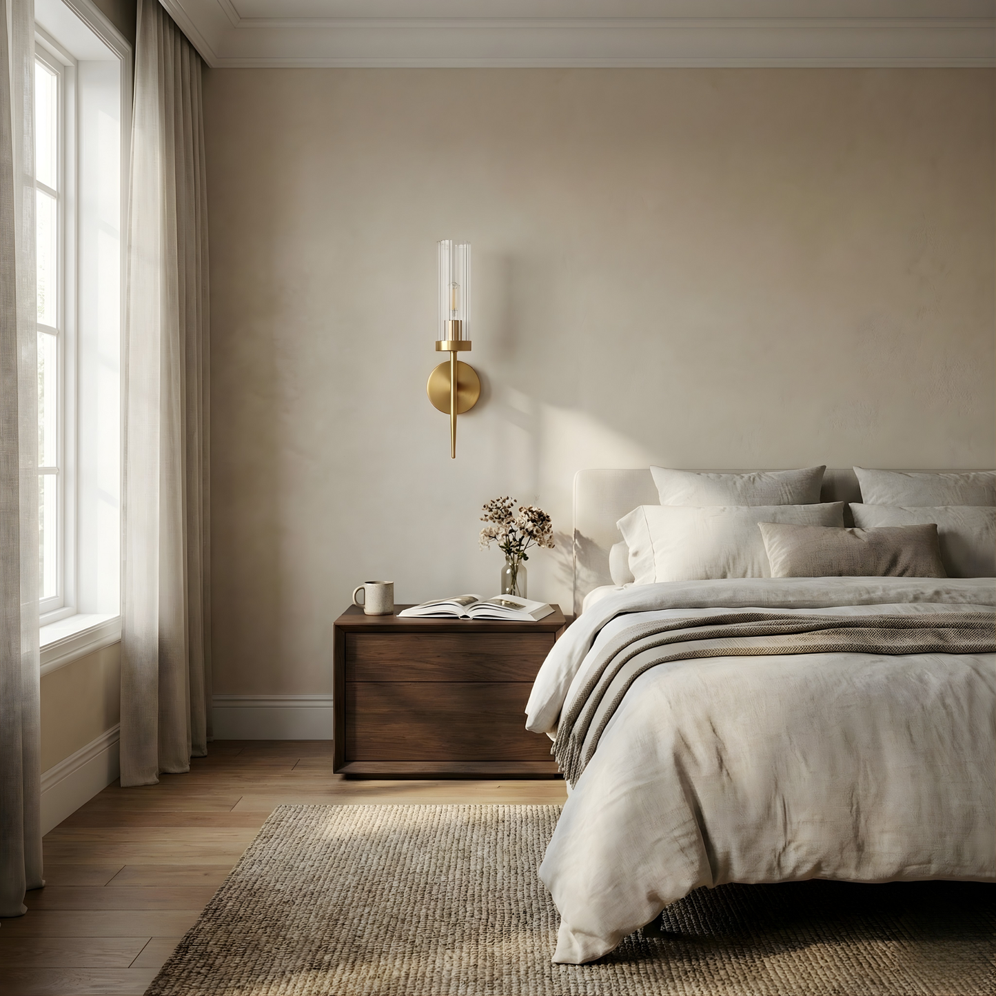 클래식 데코를 위한 시크한 벽등 – Flame