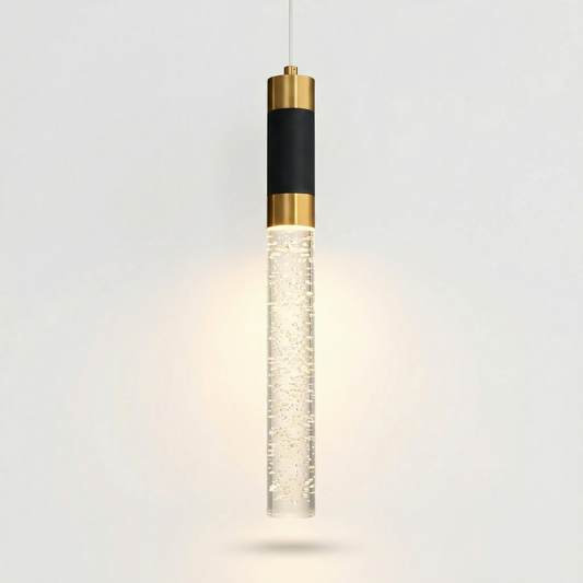 Suspension LED Intérieure Finition Métal & Diffuseur Clair – Zenithis - Lumière