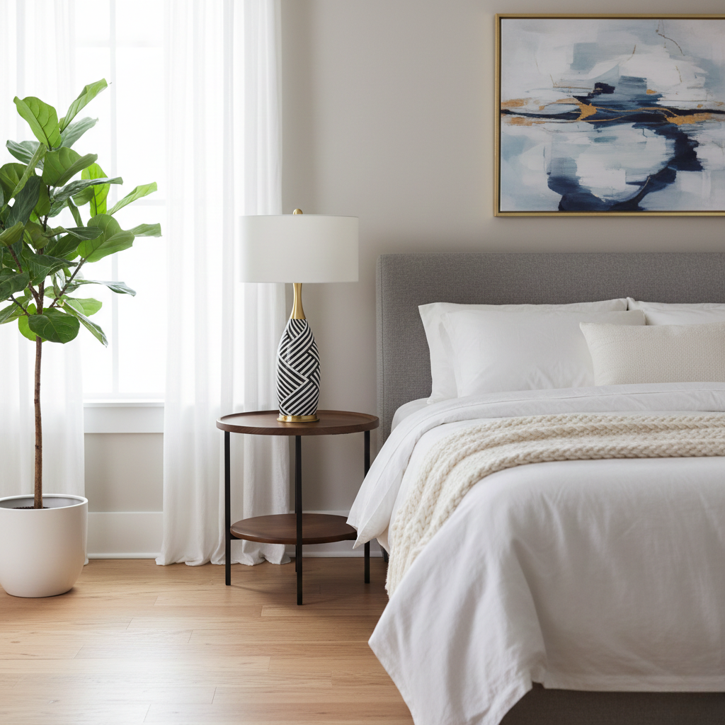 Lampe à poser Zebra vue détail | Luxarmonie