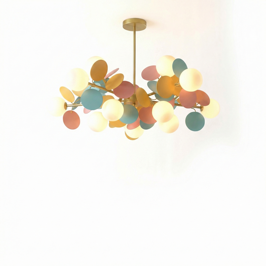 Suspension Artistique LED Ambiance Joyeuse – Auréna - Lumière