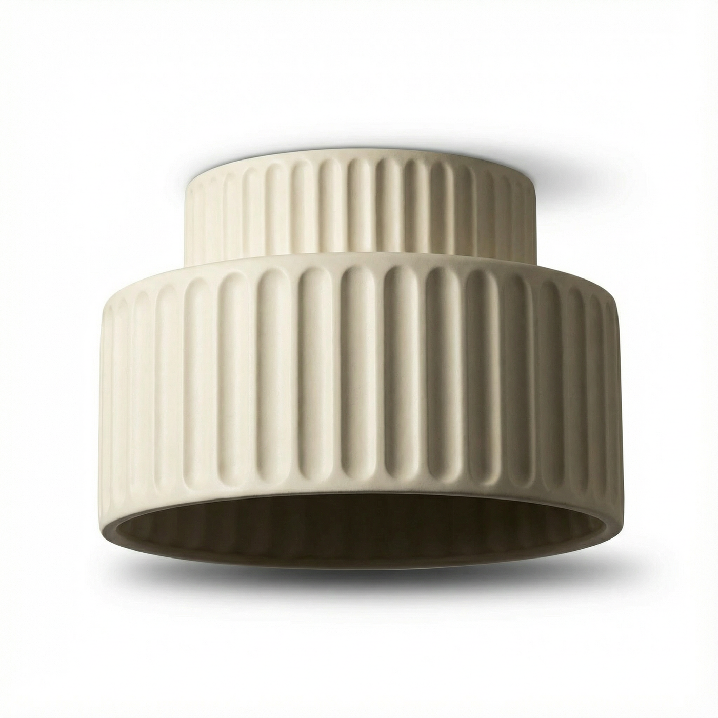 Minimalist Cream Ceiling Light for Bedroom – Crealuxa