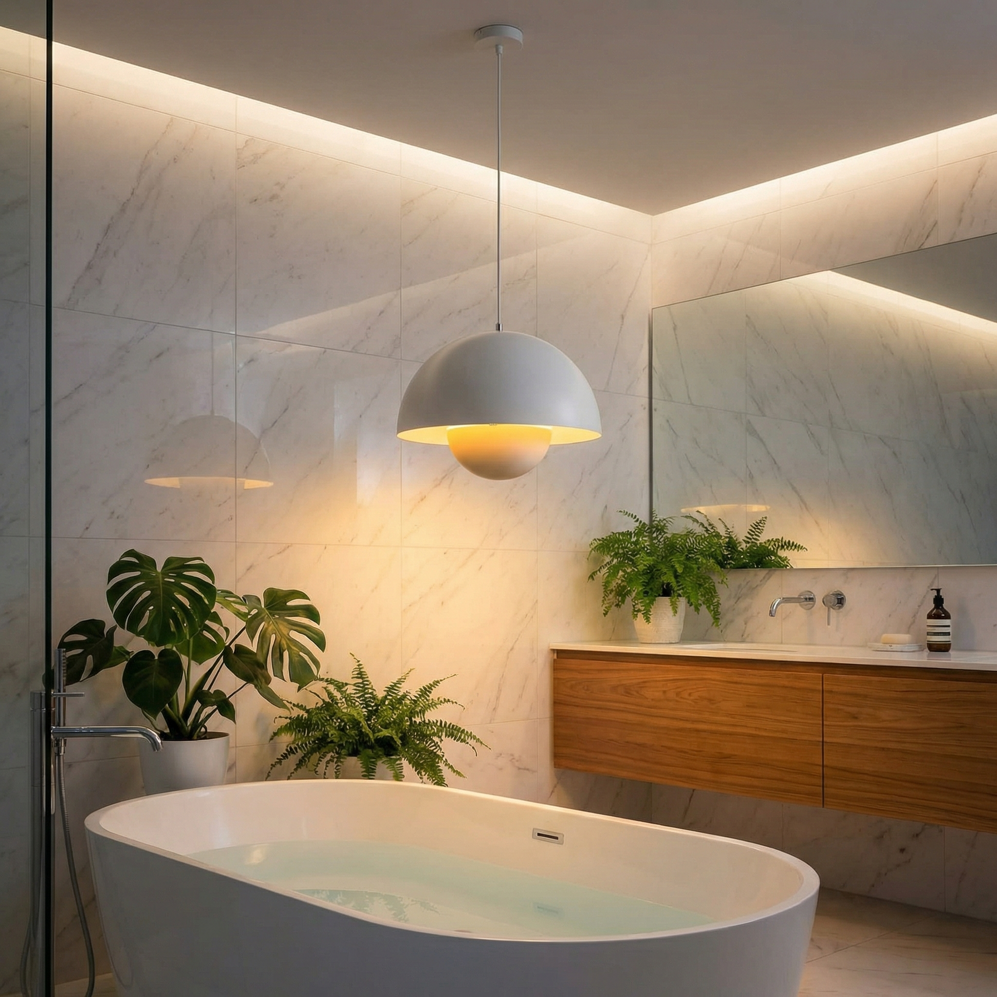 Suspension Chromafil vue détail | Luxarmonie