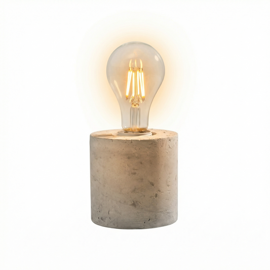 Lampe de bureau béton minimaliste – Modèle Cimmera - Lumière