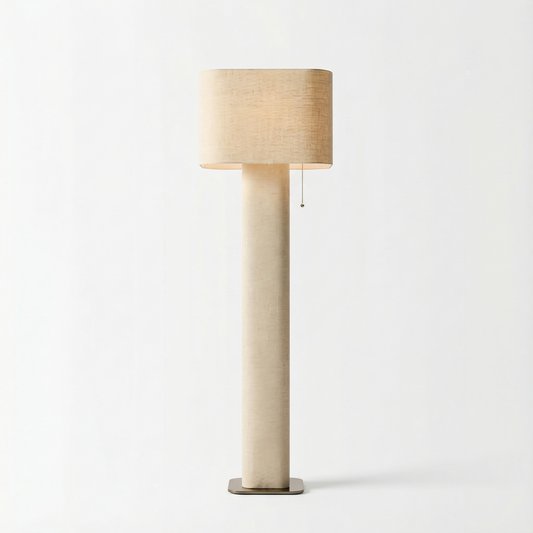 Fabric floor lamp for living room – Calytrix