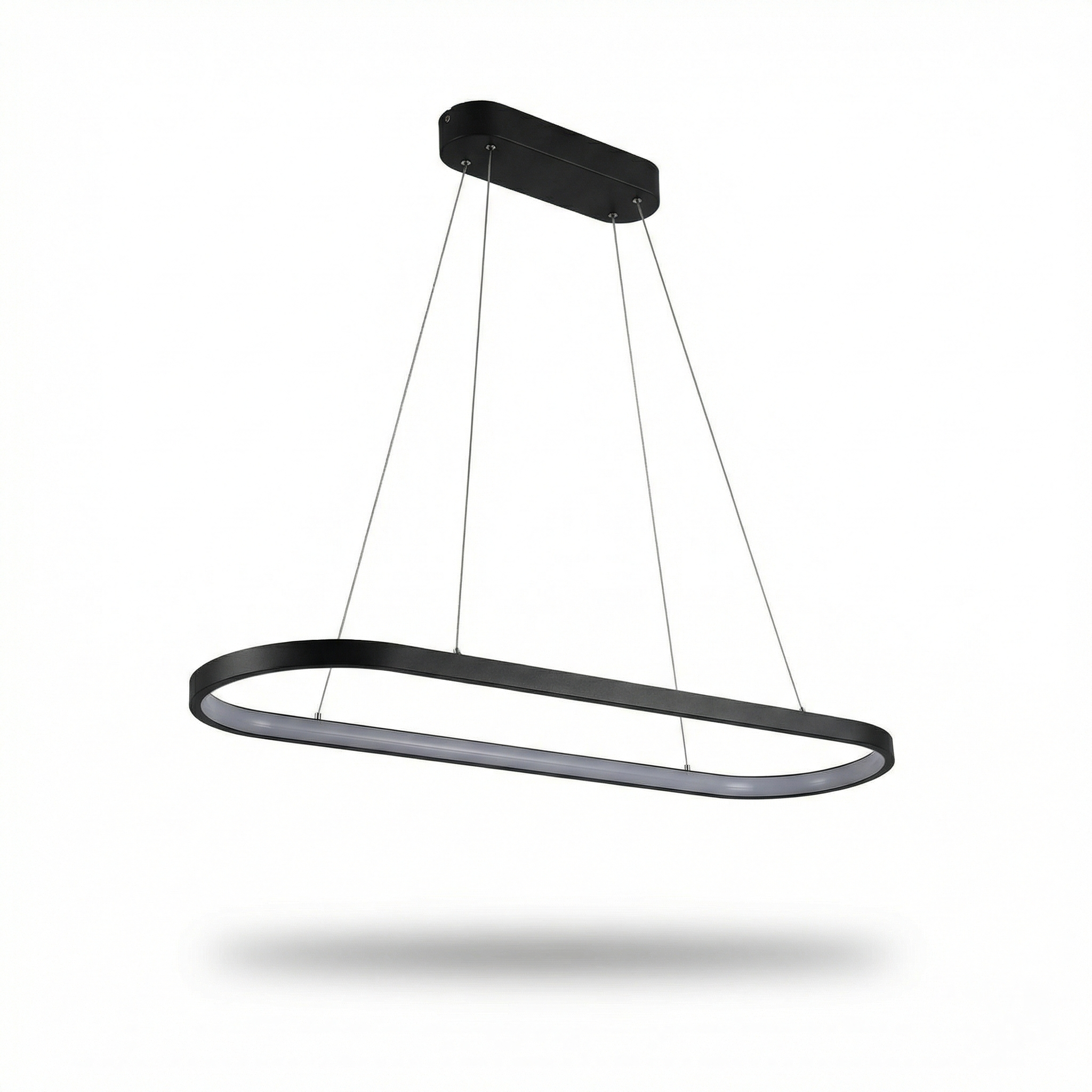 مصباح معلّق LED بيضاوي Ondéa تصميم معاصر إضاءة موحدة - المنظر 1
