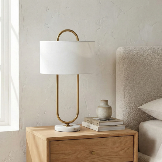 Lampe à poser Solara vue ambiance | Luxarmonie