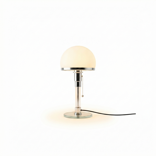 Lampe de bureau design nordique en verre et métal – Orinox - Lumière