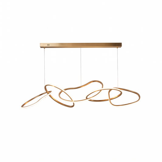 High-end Dimmable LED Sculptural Pendant Light – Solinna - Lumière
