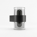 Aplică murală exterioară din aluminiu negru – Myrthol