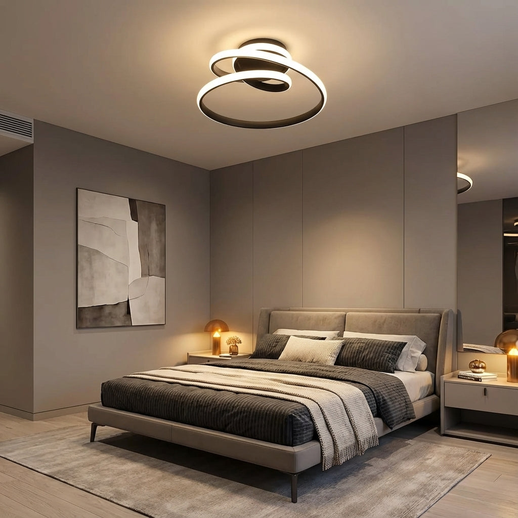 Plafonnier Spiréclat vue détail | Luxarmonie