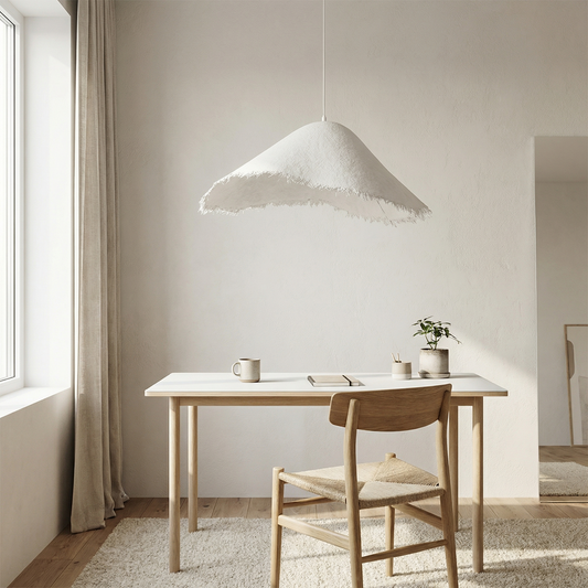 Suspension LED style nordique en fer blanc pour salon – Nordironia