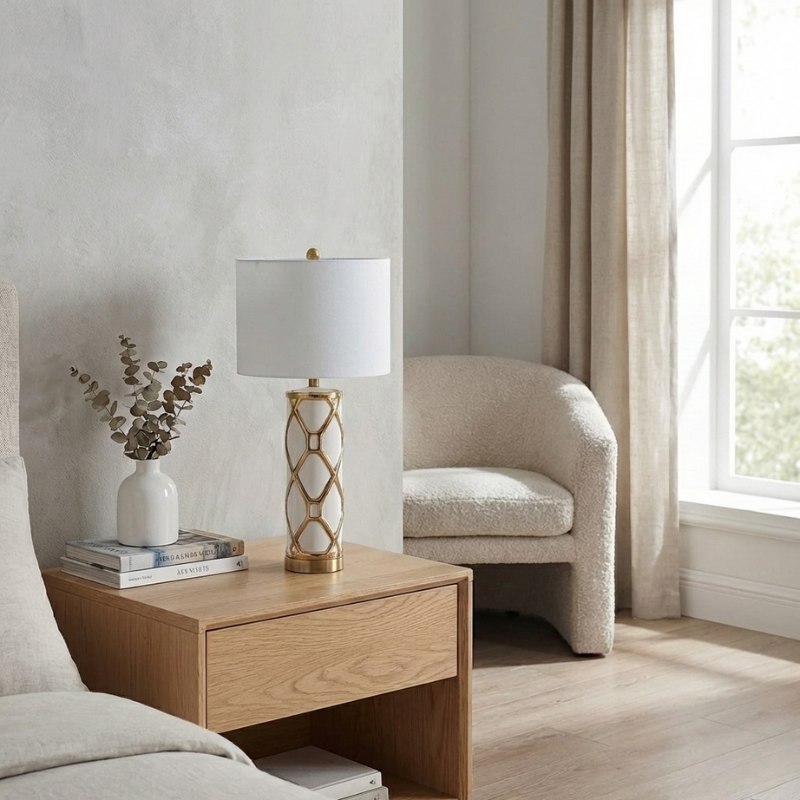 Lampe à poser Solisca vue détail | Luxarmonie