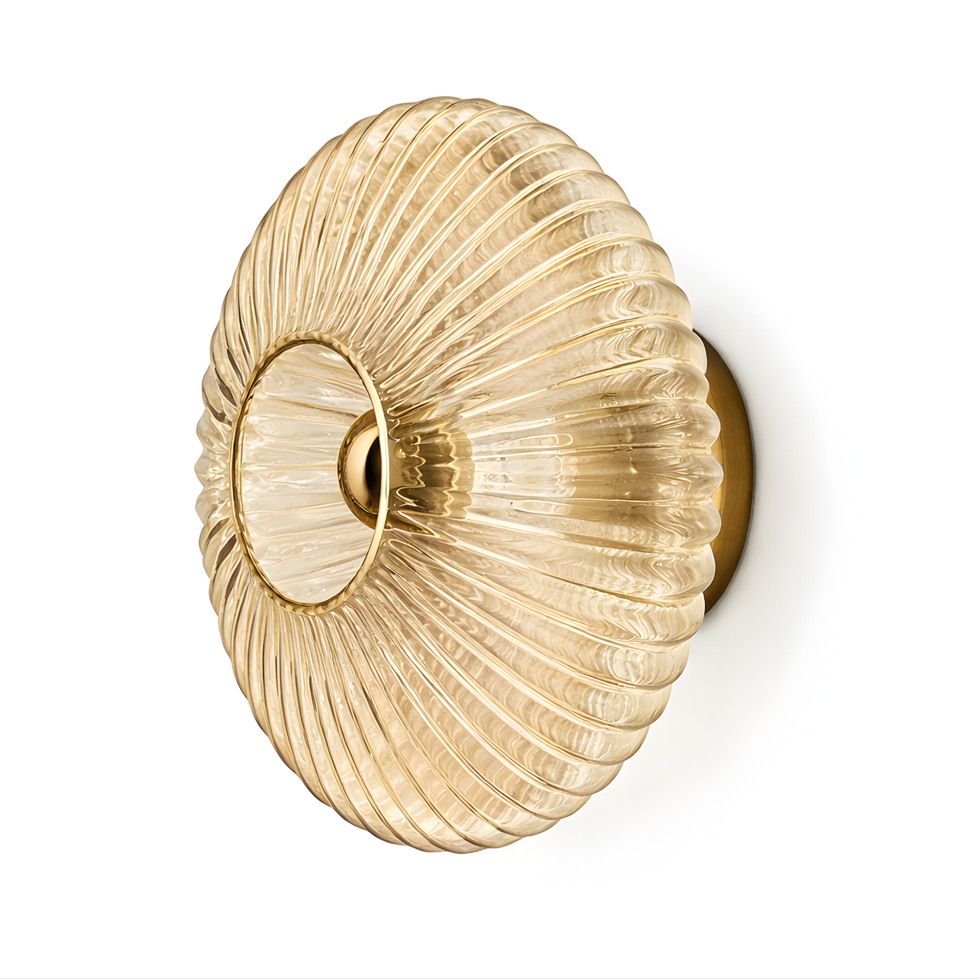 Elegante Wandleuchte aus Glasstein – Éclira