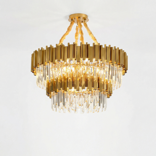 Suspension Décorative Cristalline pour Intérieur Prestige – Auro - Lumière