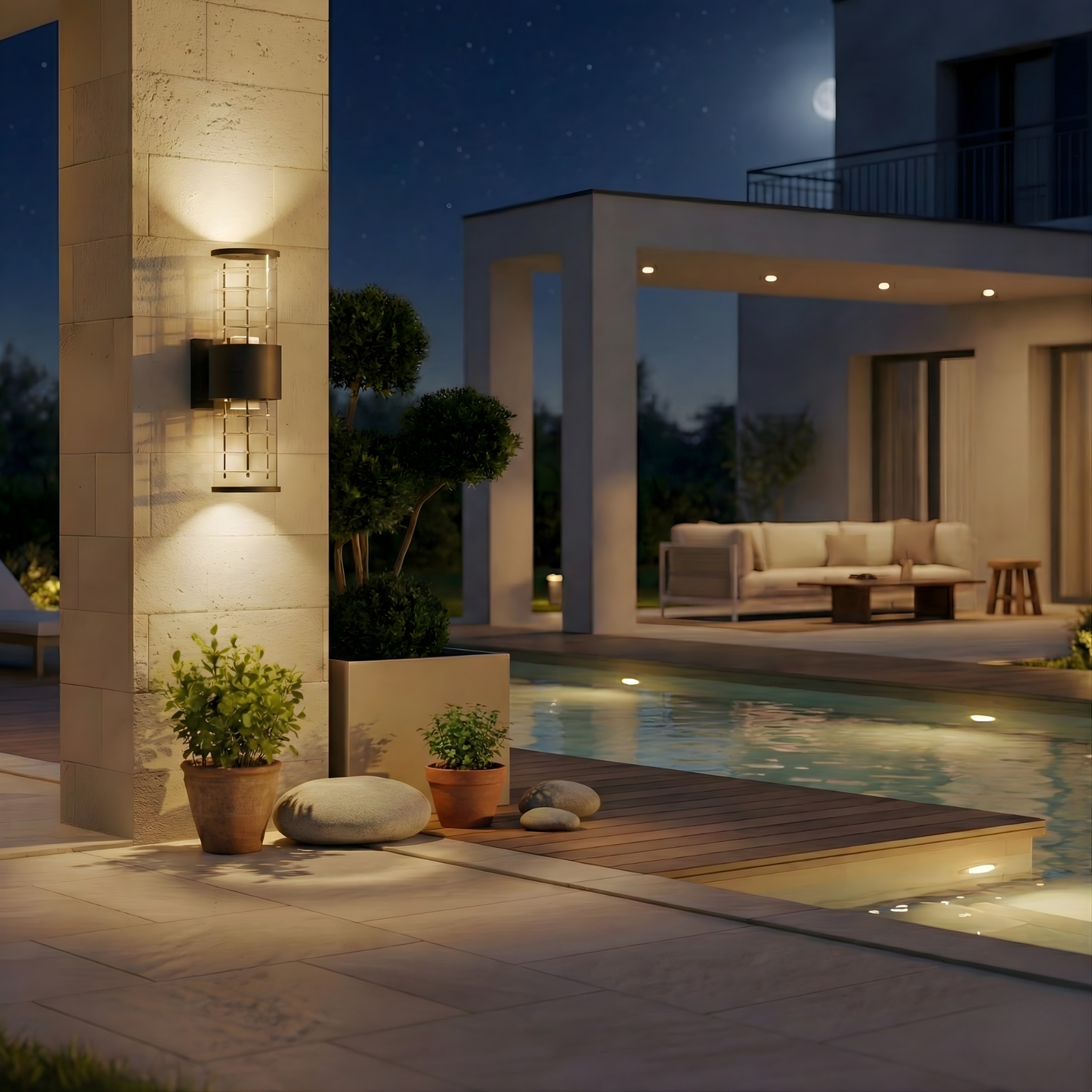 Luminaire Extérieur Serenial vue détail | Luxarmonie