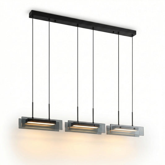 Modern alloy LED pendant light for living room – Arispectra - Lumière