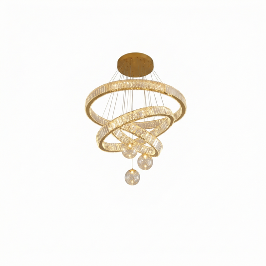 Lustre Cristal Moderne pour Salon et Salle à Manger – Cristarion - Lumière