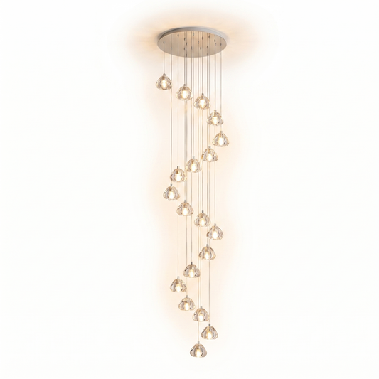 Lustre en Cristal Moderne pour Salon – Cristario - Lumière