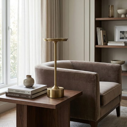 Cordless Lamp Metallico with adjustable touch sensor and minimalist modern design – view 3