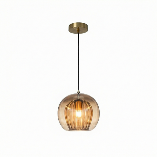 Suspension Éclat Ambre | Luxarmonie - Lumière