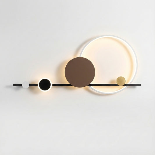 Art Deco Wall Lamp in Black Metal – Sélénéa - Lumière