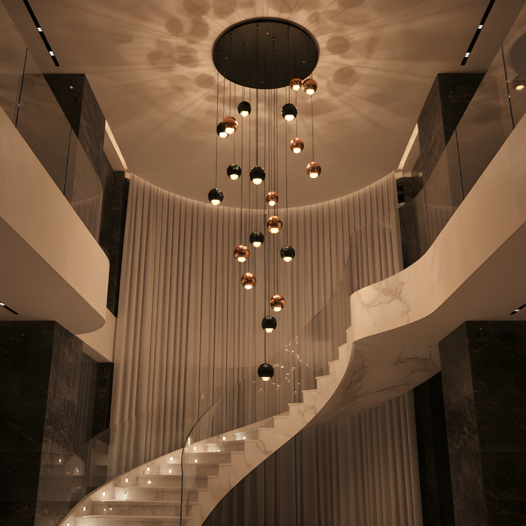 Suspension Célestaire vue détail | Luxarmonie