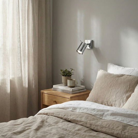 מנורת קיר מכרום מתכווננת – דגם Arcanis